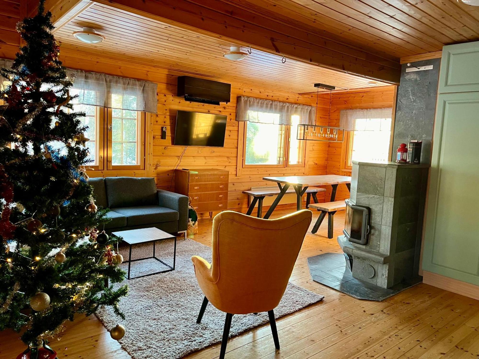 Log Cottages In 10 Min From Santa Claus Village-Sauna&Freeparking Rovaniemi Zewnętrze zdjęcie